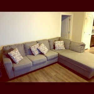 Gray “gently used Couch from Ashley Furniture